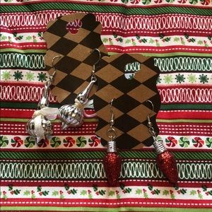 Christmas earrings